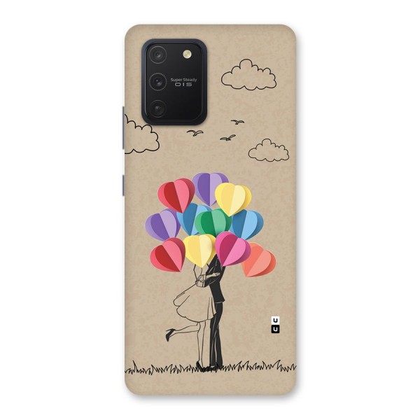 Couple With Card Baloons Back Case for Galaxy S10 Lite