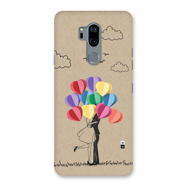 Couple With Card Baloons Back Case for LG G7