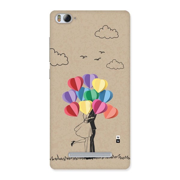 Couple With Card Baloons Back Case for Mi4i