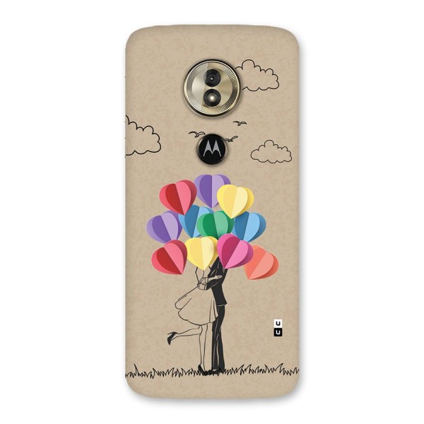 Couple With Card Baloons Back Case for Moto G6 Play