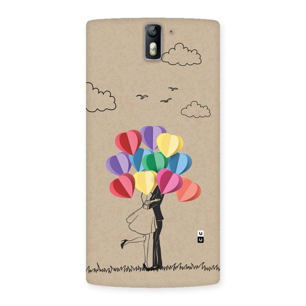 Couple With Card Baloons Back Case for OnePlus One