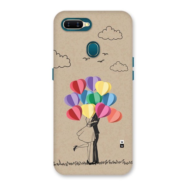 Couple With Card Baloons Back Case for Oppo A11k