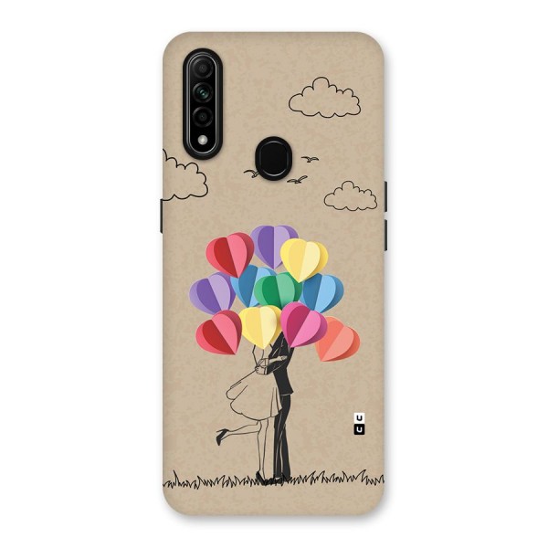 Couple With Card Baloons Back Case for Oppo A31