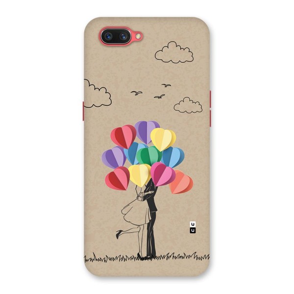 Couple With Card Baloons Back Case for Oppo A3s