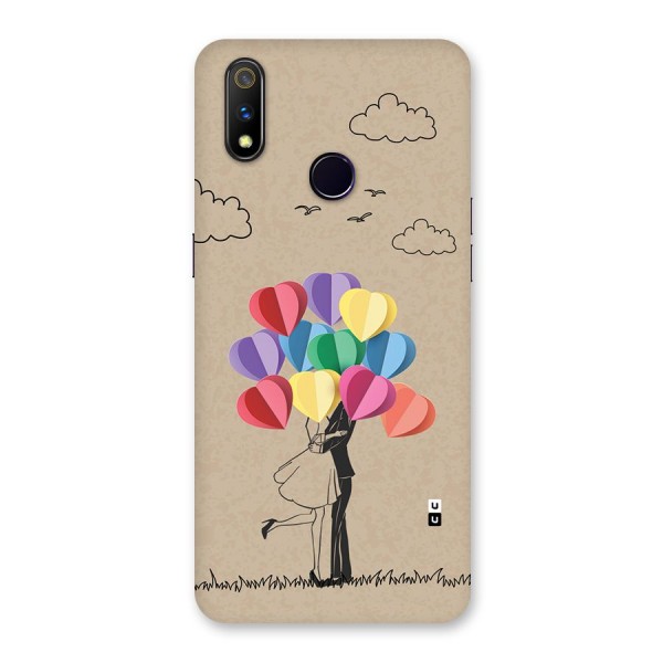 Couple With Card Baloons Back Case for Realme 3 Pro