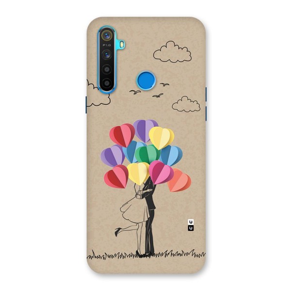 Couple With Card Baloons Back Case for Realme 5s