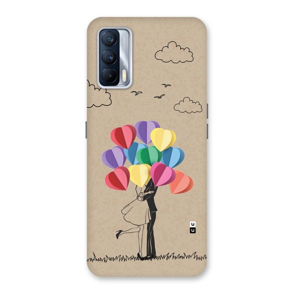 Couple With Card Baloons Back Case for Realme X7