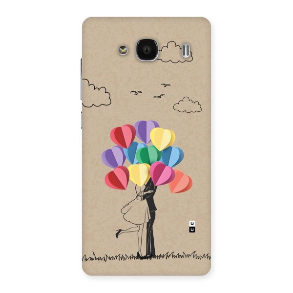 Couple With Card Baloons Back Case for Redmi 2s