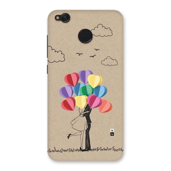 Couple With Card Baloons Back Case for Redmi 4