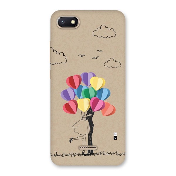 Couple With Card Baloons Back Case for Redmi 6A