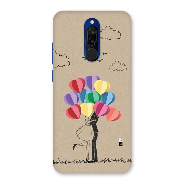 Couple With Card Baloons Back Case for Redmi 8