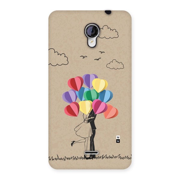 Couple With Card Baloons Back Case for Unite 2 A106