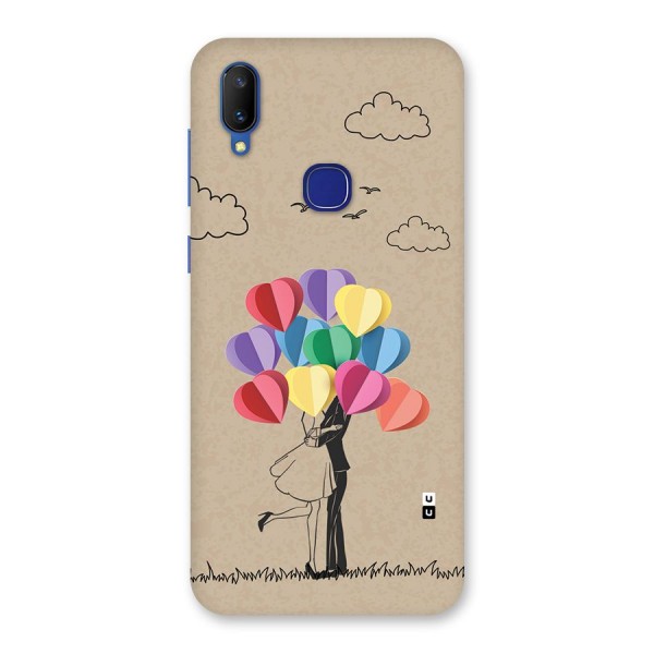 Couple With Card Baloons Back Case for Vivo V11