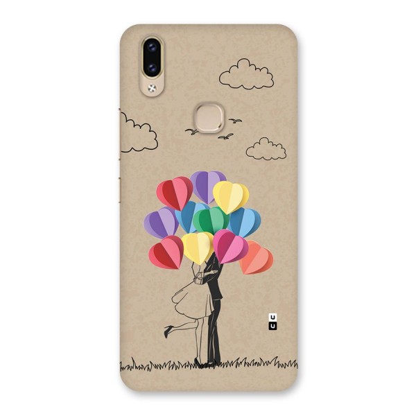 Couple With Card Baloons Back Case for Vivo V9