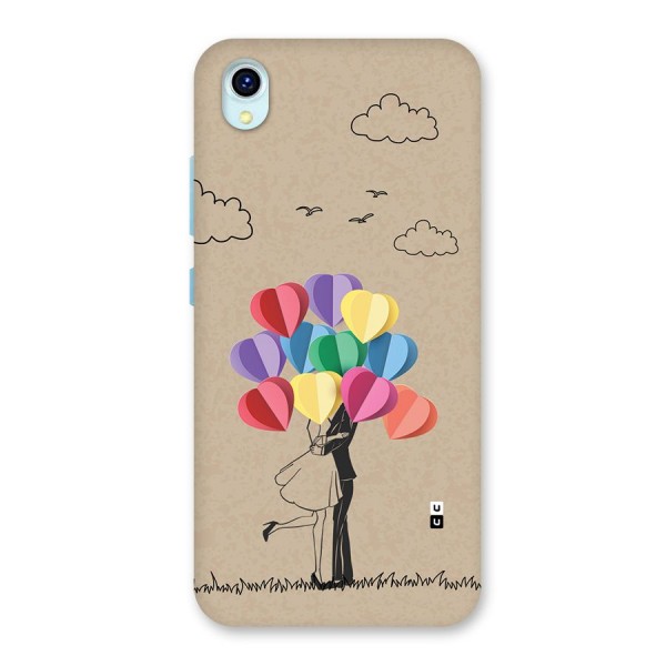 Couple With Card Baloons Back Case for Vivo Y1s