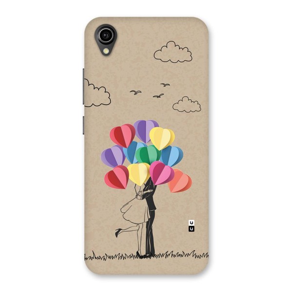 Couple With Card Baloons Back Case for Vivo Y91i