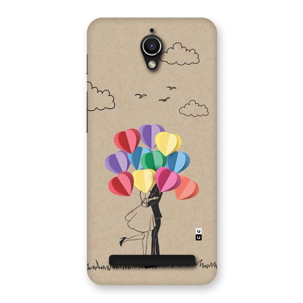 Couple With Card Baloons Back Case for Zenfone Go