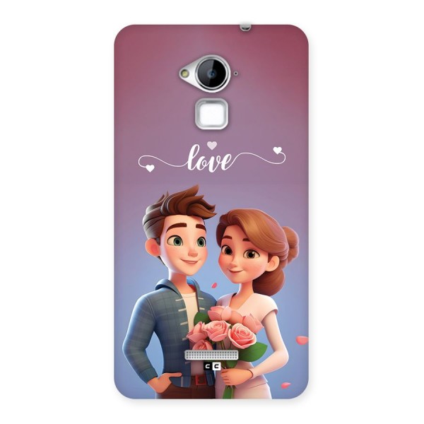 Couple With Flower Back Case for Coolpad Note 3