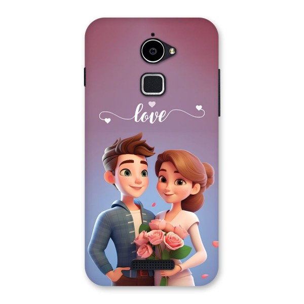 Couple With Flower Back Case for Coolpad Note 3 Lite