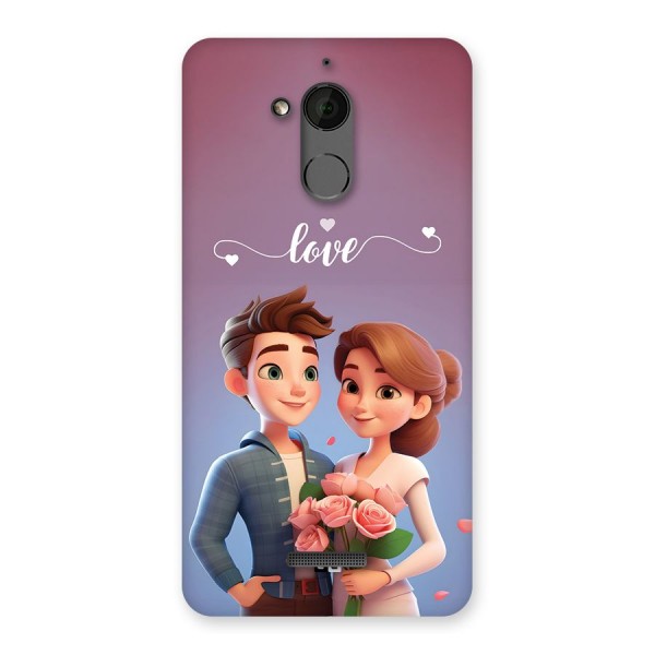 Couple With Flower Back Case for Coolpad Note 5