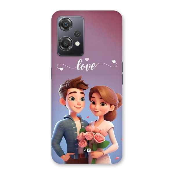 Couple With Flower Back Case for OnePlus Nord CE 2 Lite 5G