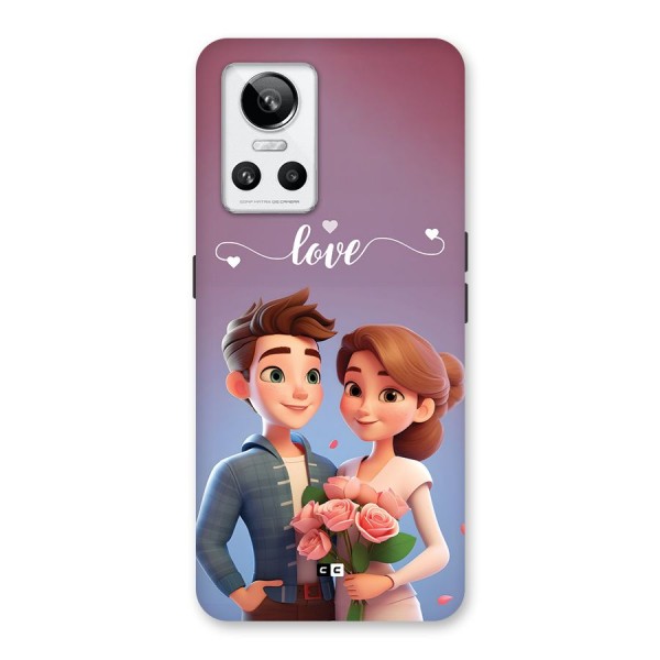 Couple With Flower Back Case for Realme GT Neo 3