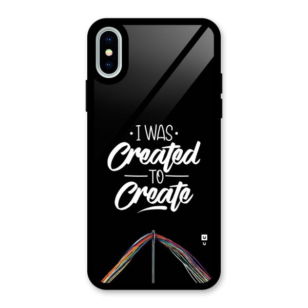 Created to Create Glass Back Case for iPhone X