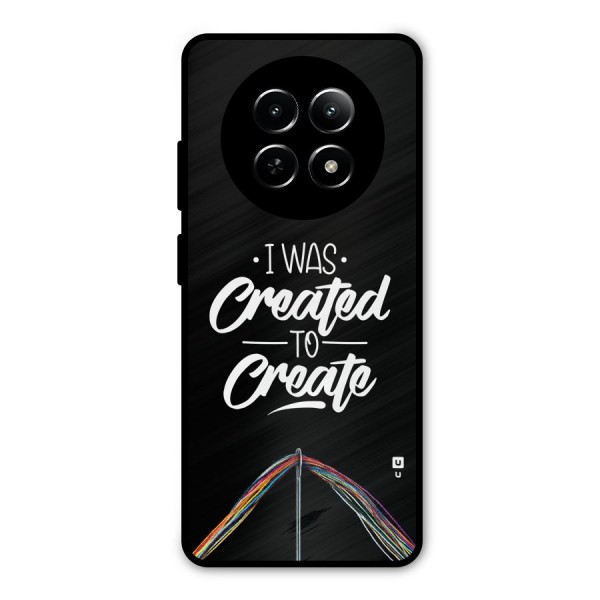 Created to Create Metal Back Case for Realme 13