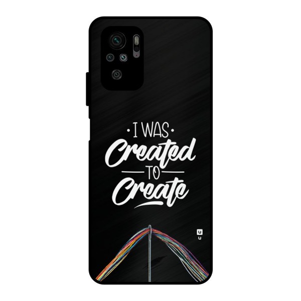 Created to Create Metal Back Case for Redmi Note 10S