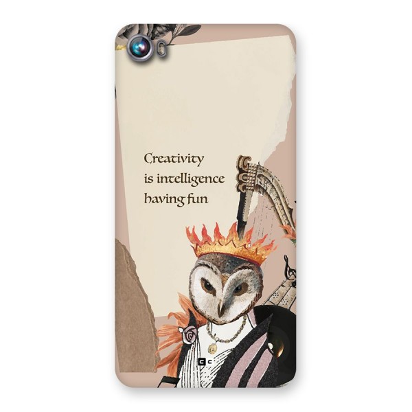 Creativity Intelligence Back Case for Canvas Fire 4 (A107)