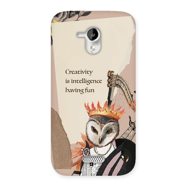 Creativity Intelligence Back Case for Canvas HD A116