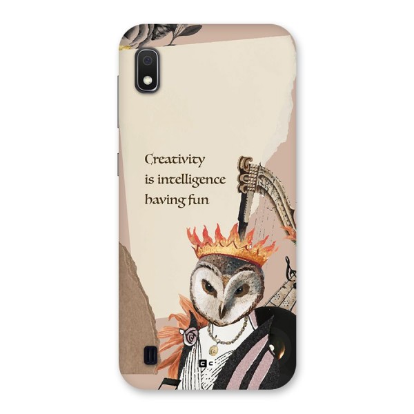 Creativity Intelligence Back Case for Galaxy A10