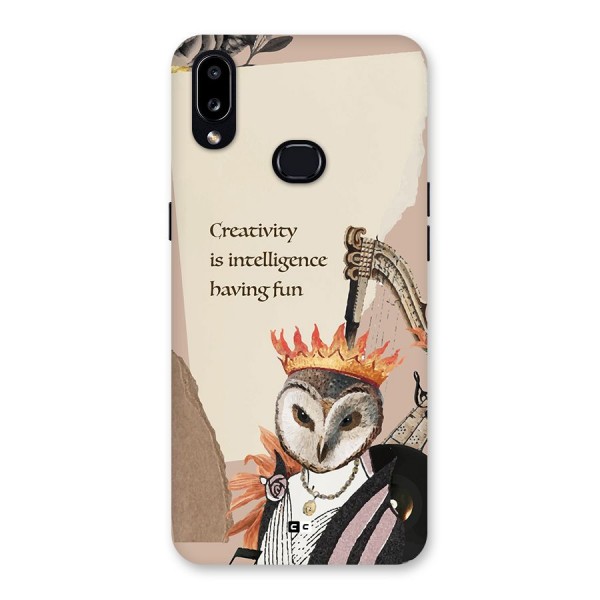 Creativity Intelligence Back Case for Galaxy A10s