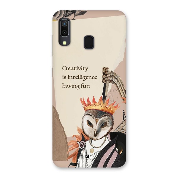 Creativity Intelligence Back Case for Galaxy A20