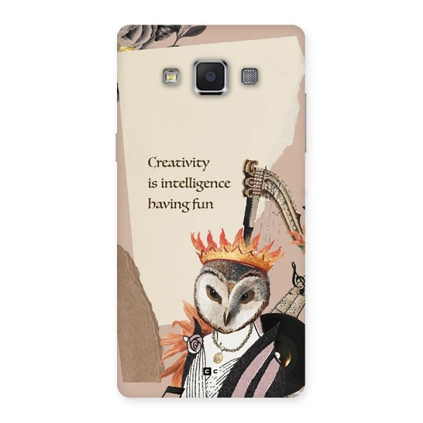 Creativity Intelligence Back Case for Galaxy A5