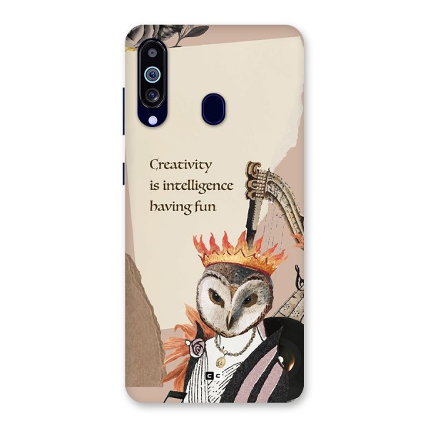 Creativity Intelligence Back Case for Galaxy A60