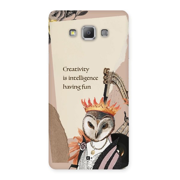 Creativity Intelligence Back Case for Galaxy A7