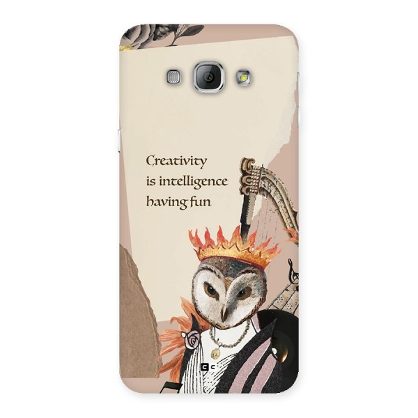 Creativity Intelligence Back Case for Galaxy A8