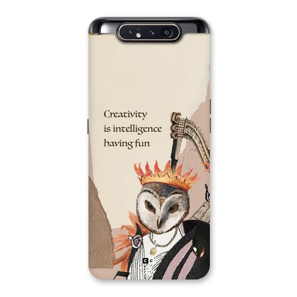 Creativity Intelligence Back Case for Galaxy A80