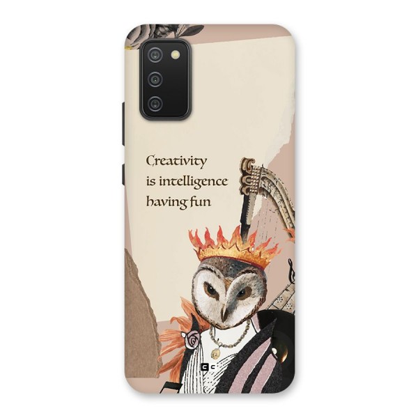 Creativity Intelligence Back Case for Galaxy F02s