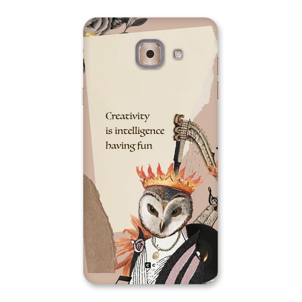 Creativity Intelligence Back Case for Galaxy J7 Max