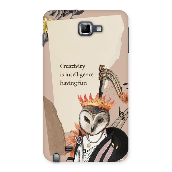 Creativity Intelligence Back Case for Galaxy Note