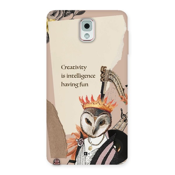 Creativity Intelligence Back Case for Galaxy Note 3