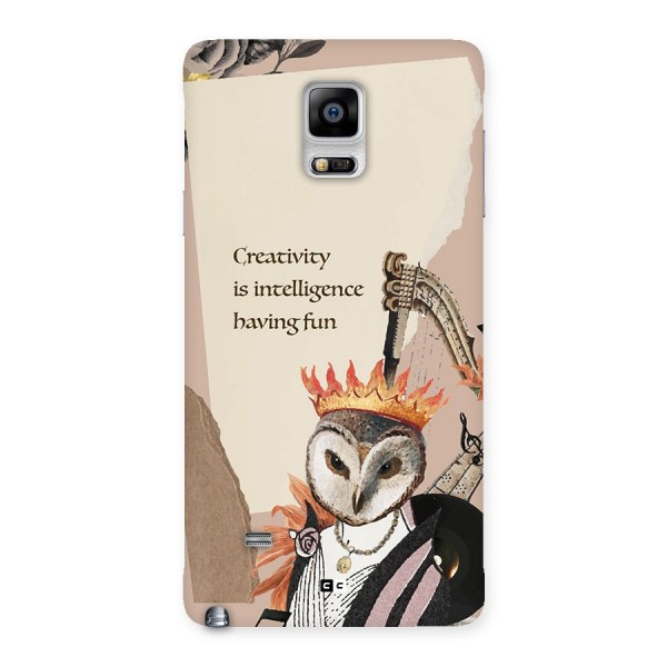 Creativity Intelligence Back Case for Galaxy Note 4