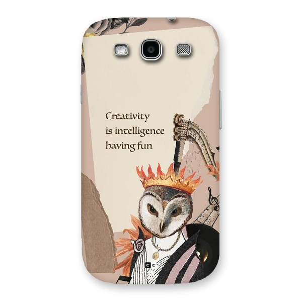 Creativity Intelligence Back Case for Galaxy S3 Neo