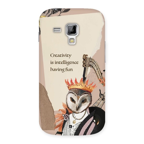 Creativity Intelligence Back Case for Galaxy S Duos