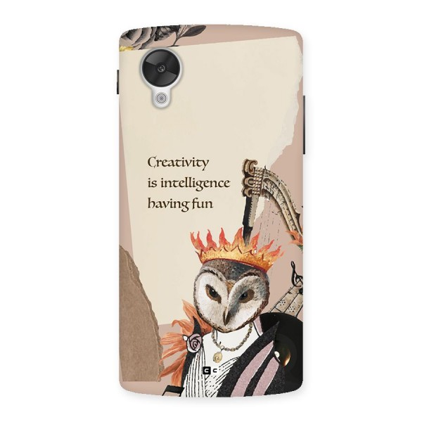 Creativity Intelligence Back Case for Google Nexus 5