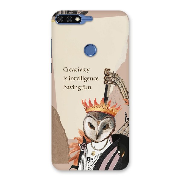 Creativity Intelligence Back Case for Honor 7C