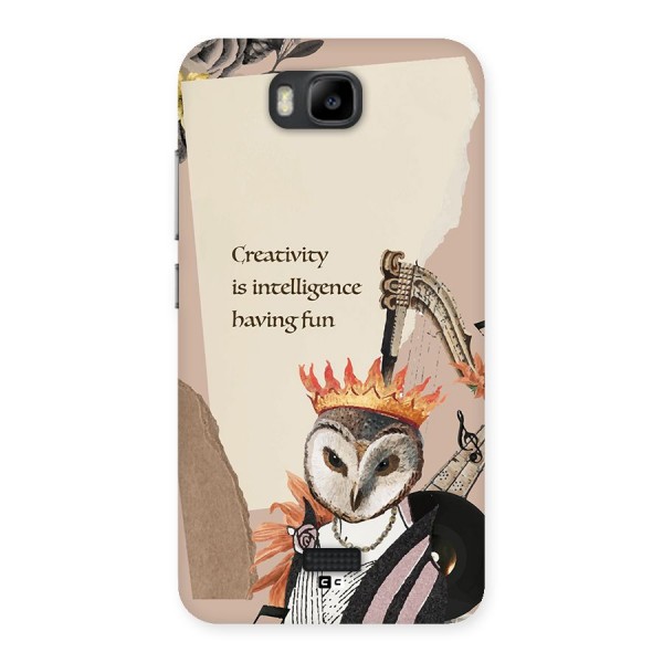 Creativity Intelligence Back Case for Honor Bee