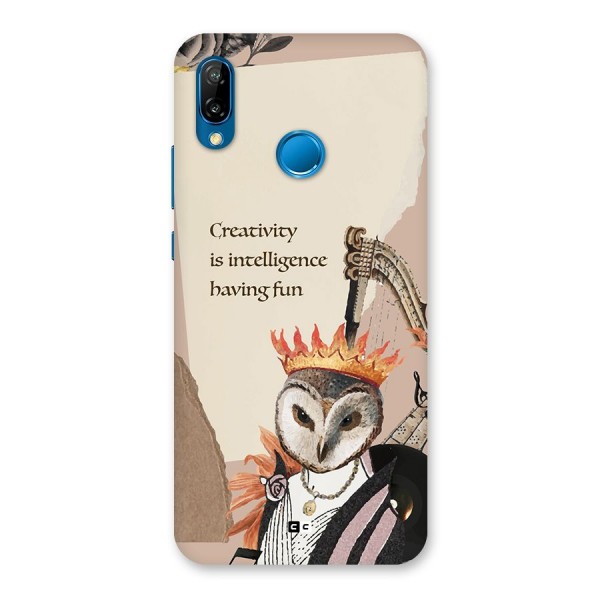 Creativity Intelligence Back Case for Huawei P20 Lite